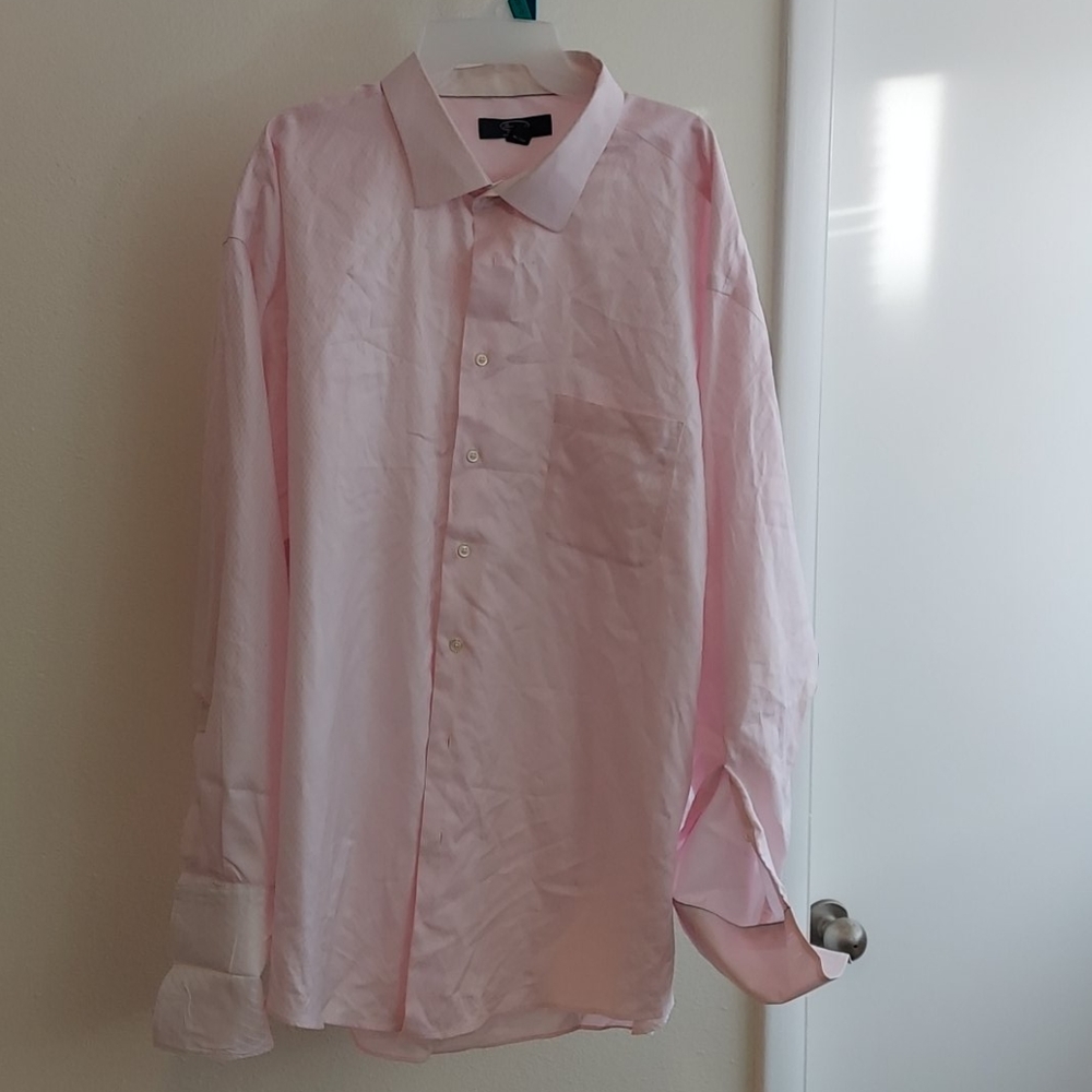 Pink Plus Size Men's Shirt